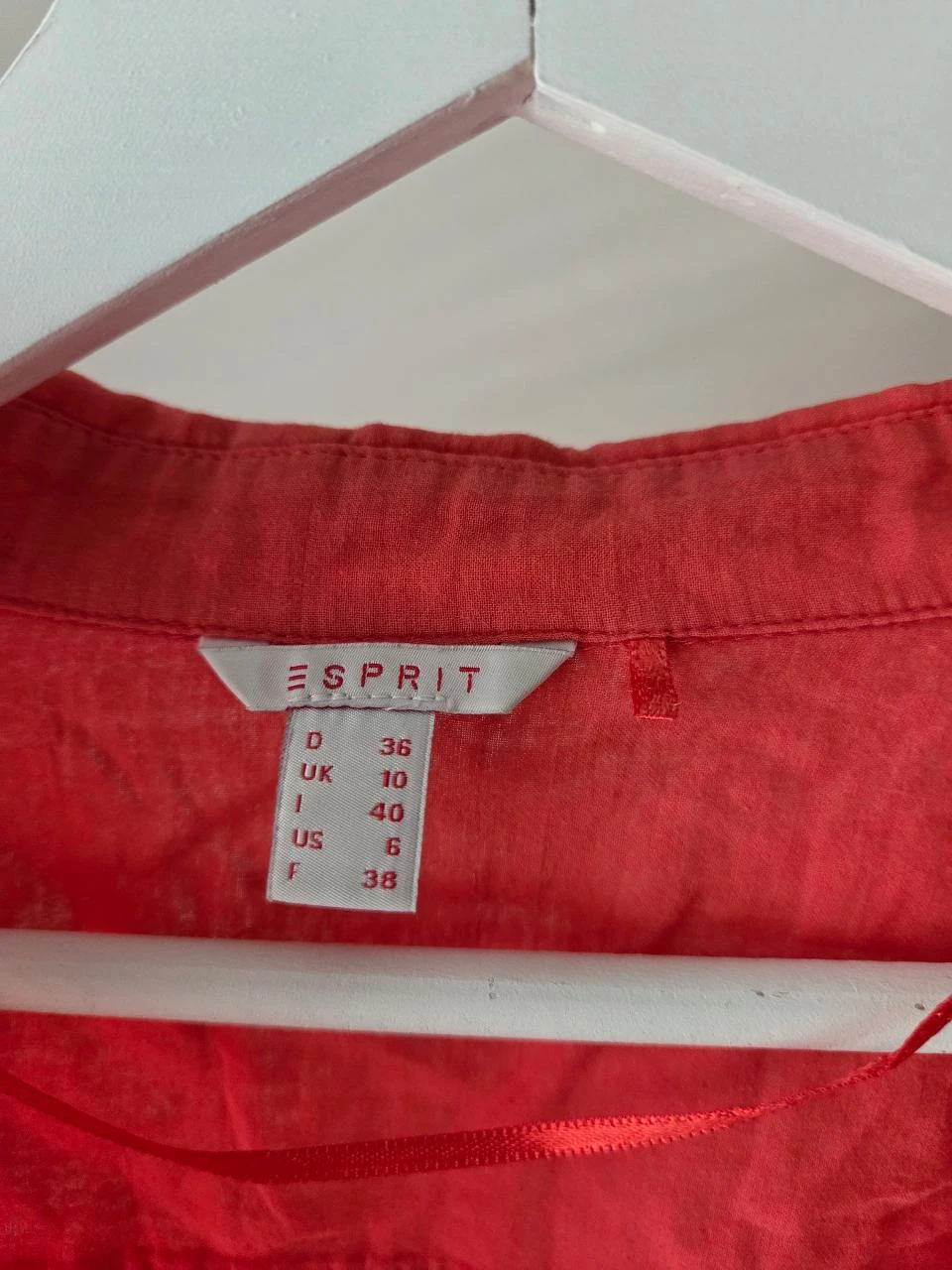 Chemise Esprit corail légère femme – Taille M – photo 4